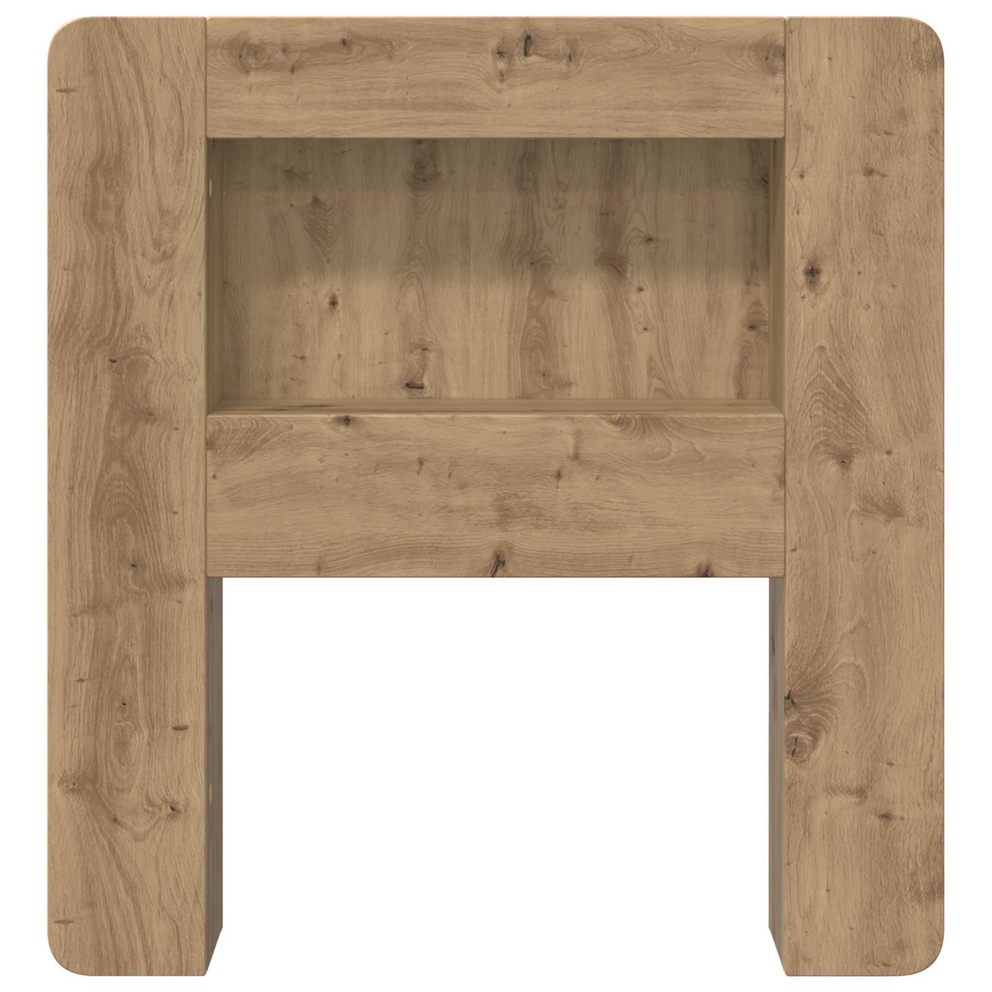 Headboard Cabinet with Storage Artisan Oak Engineered Wood