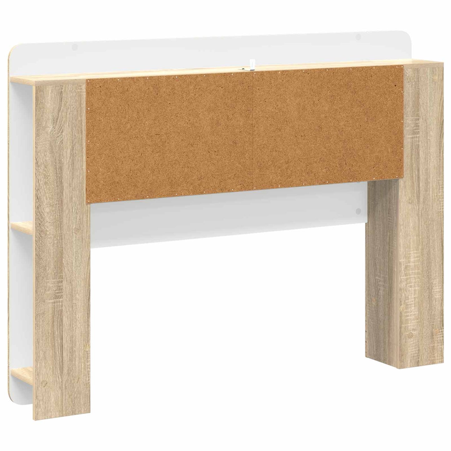 Headboard Cabinet with Storage Sonoma Oak Engineered Wood