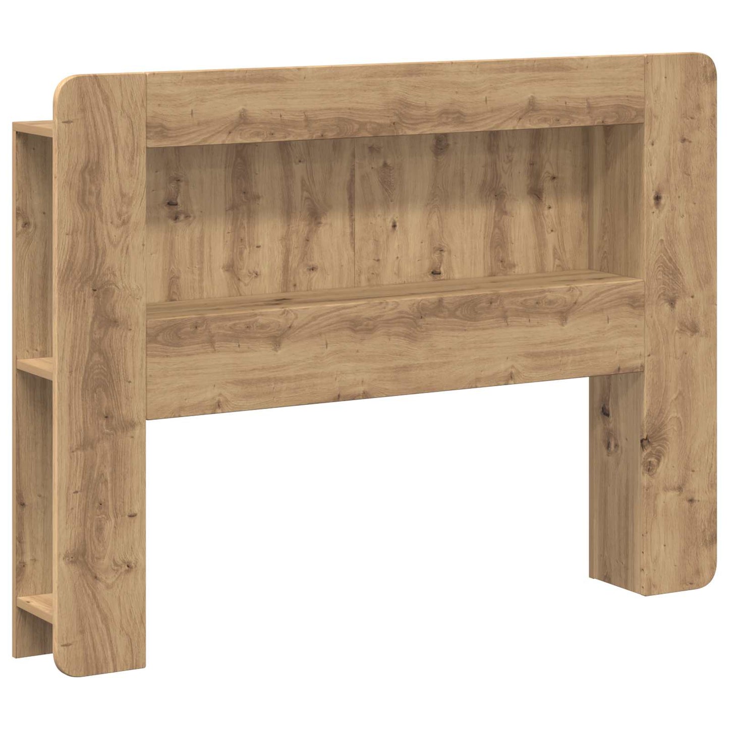 Headboard Cabinet with Storage Artisan Oak Engineered Wood