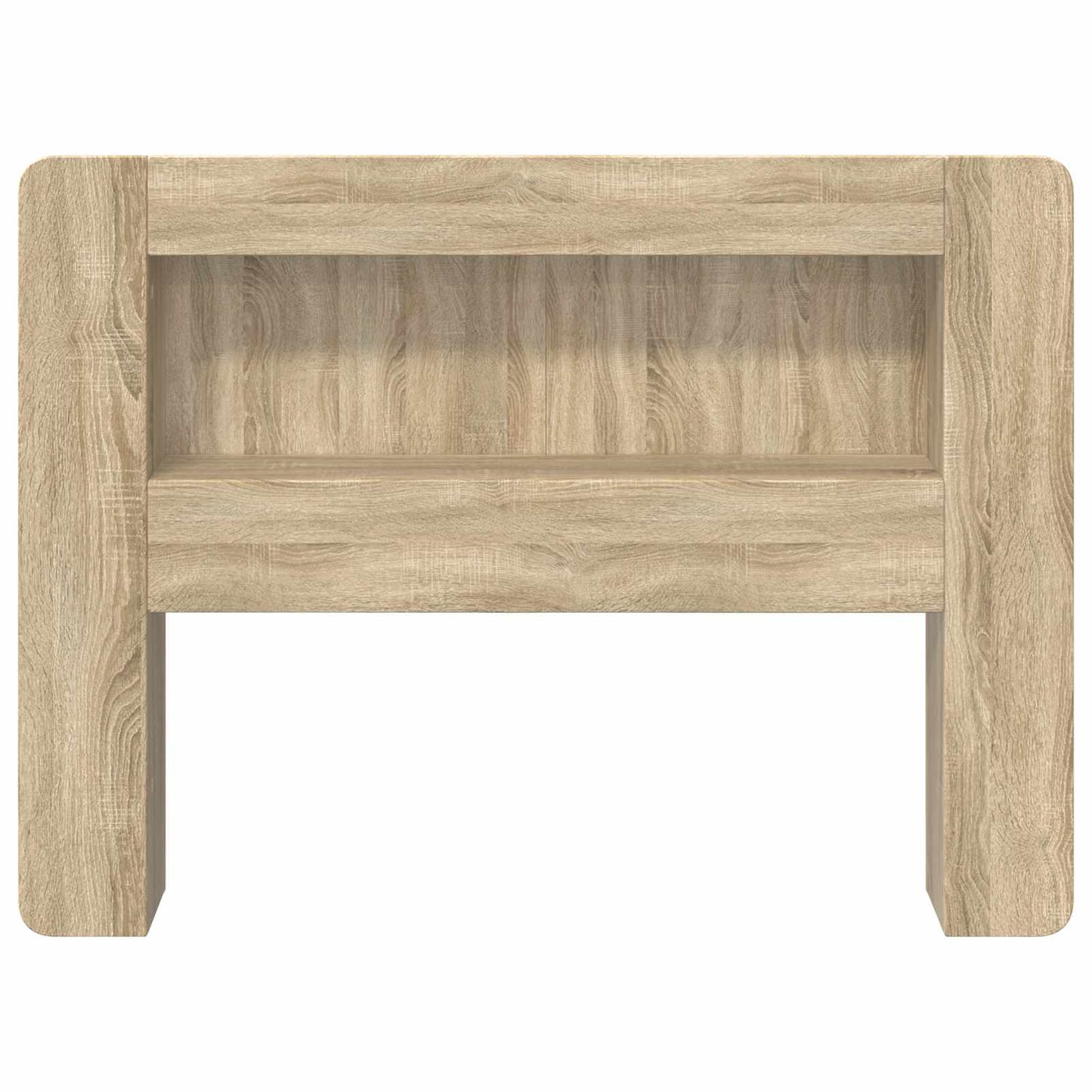 Headboard Cabinet with Storage Sonoma Oak Engineered Wood