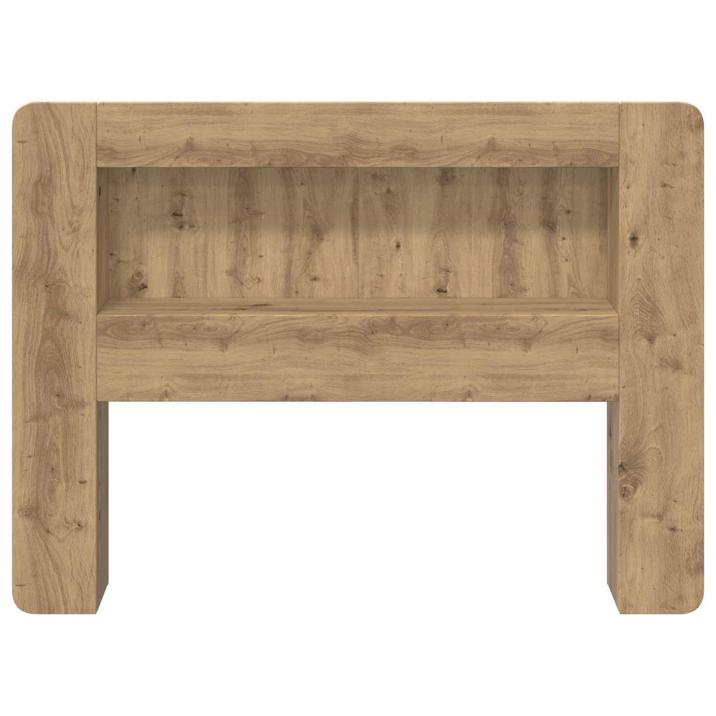 Headboard Cabinet with Storage Artisan Oak Engineered Wood