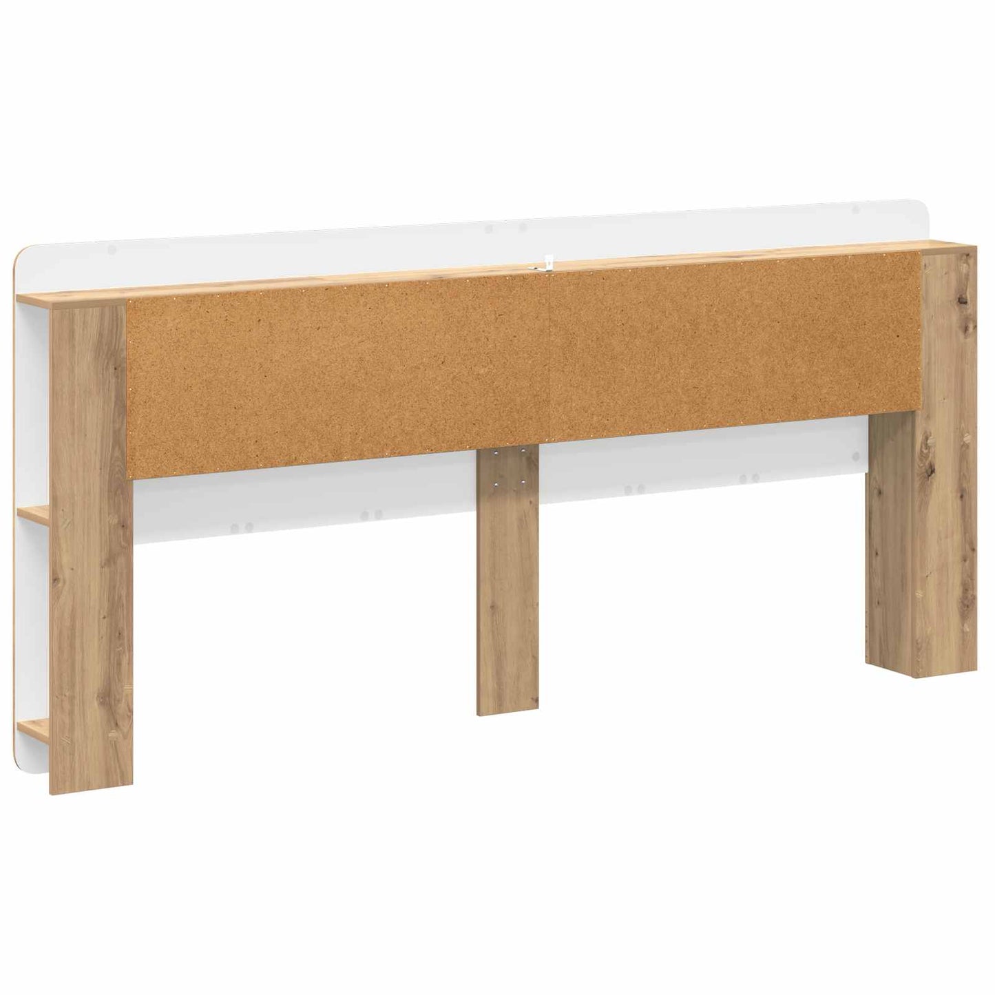 Headboard Cabinet with Storage Artisan Oak Engineered Wood