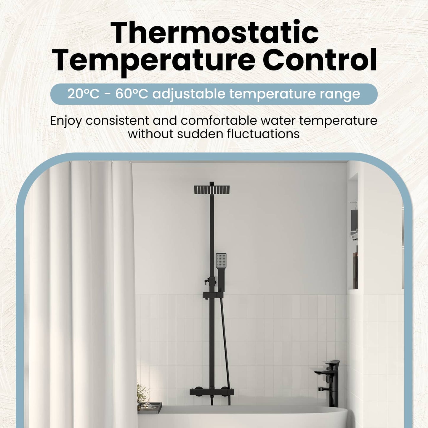 Thermostatic Shower System Set SS201