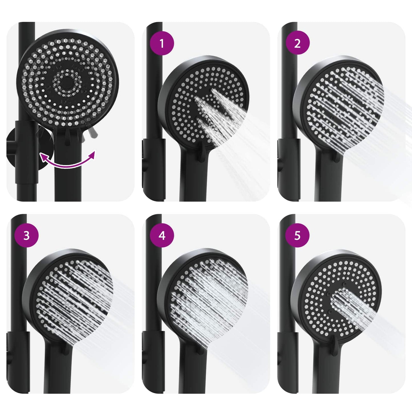 Thermostatic Shower System Set SS201