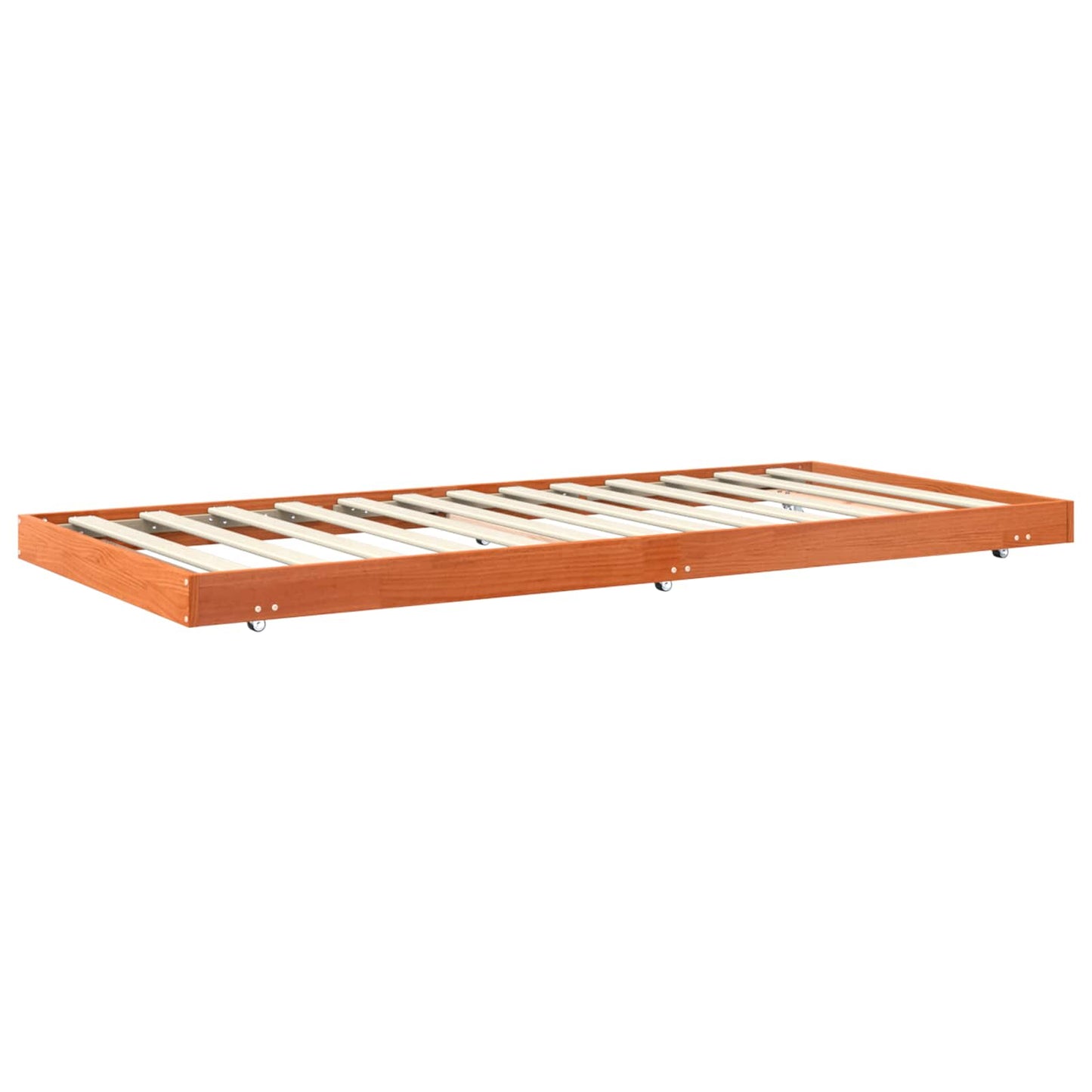 Bed Frame Wax Brown 80 x 200 cm Solid Pine Wood