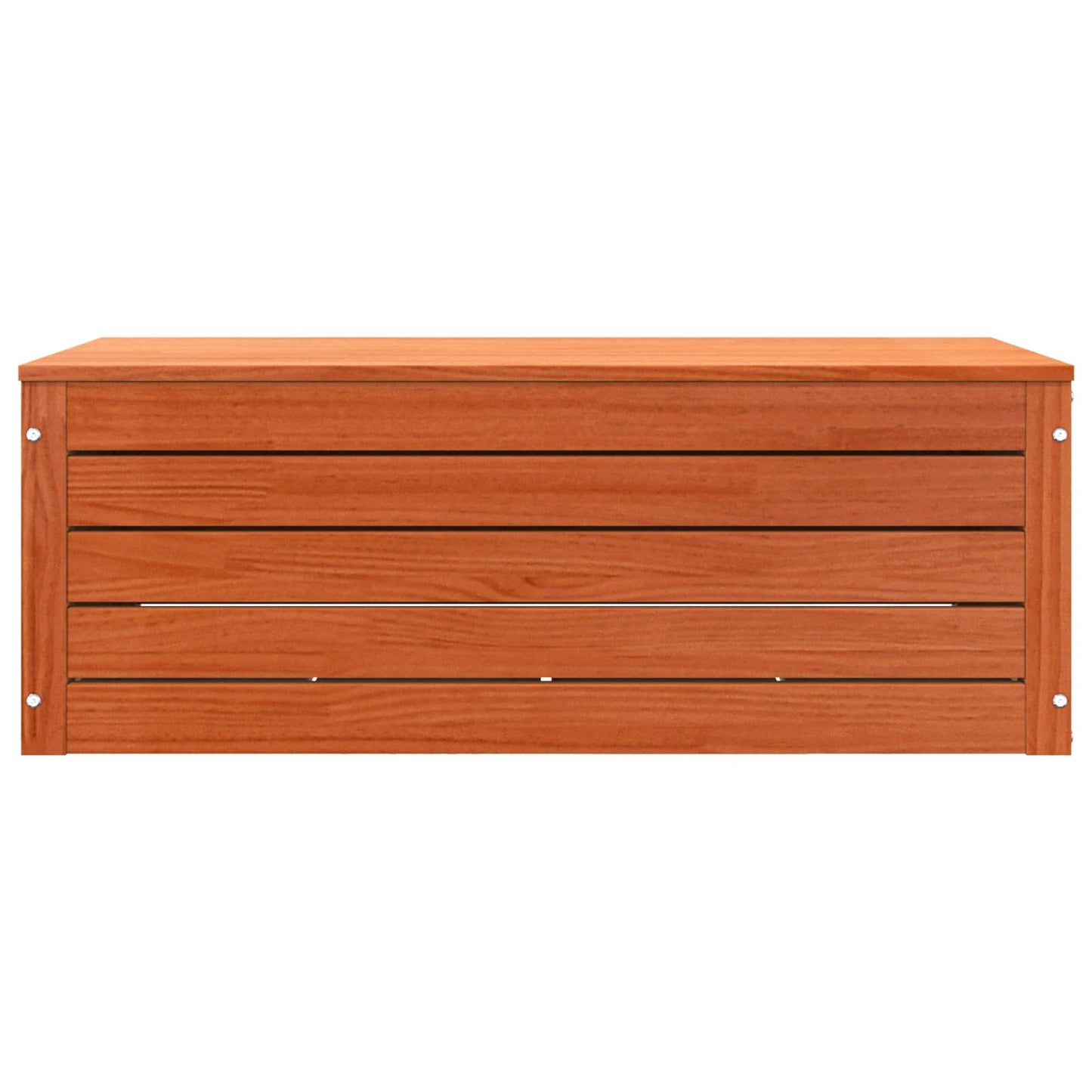 Storage Box Wax Brown 89 x 36.5 x 33 cm Solid Pine Wood