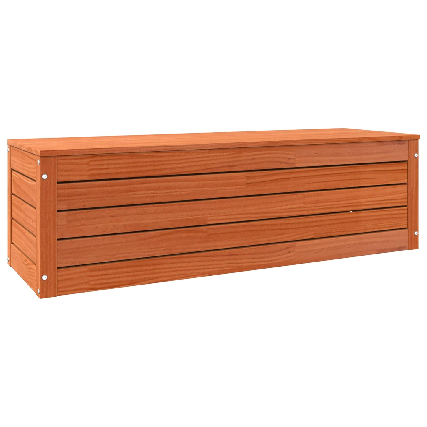 Storage Box Wax Brown 109 x 36.5 x 33 cm Solid Pine Wood