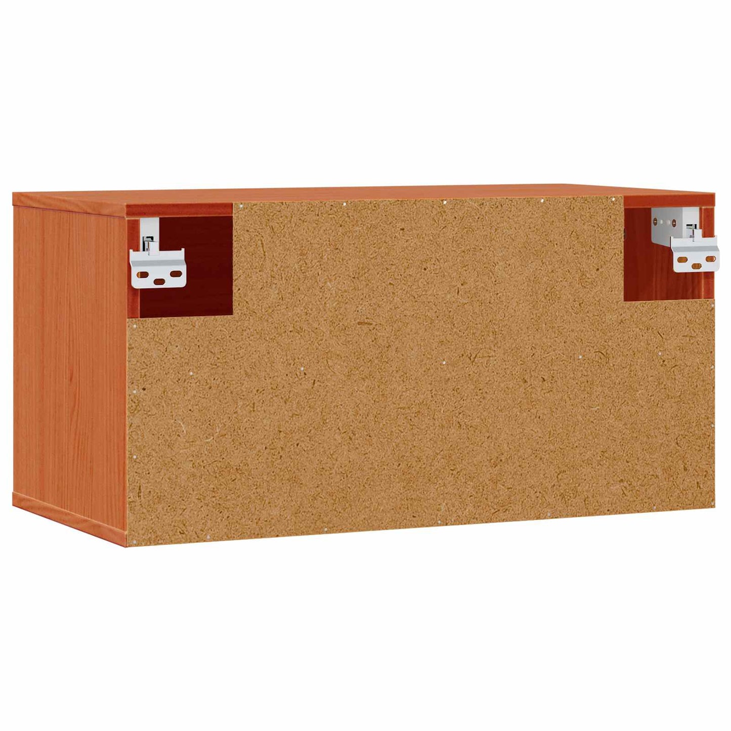 Wall Cabinet Wax Brown 60 x 30 x 30 cm Solid Pine Wood
