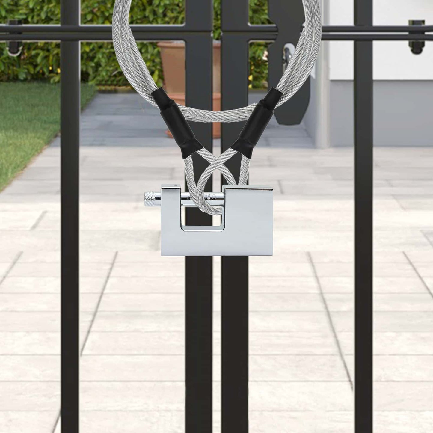 Padlock 6 pcs Silver Steel