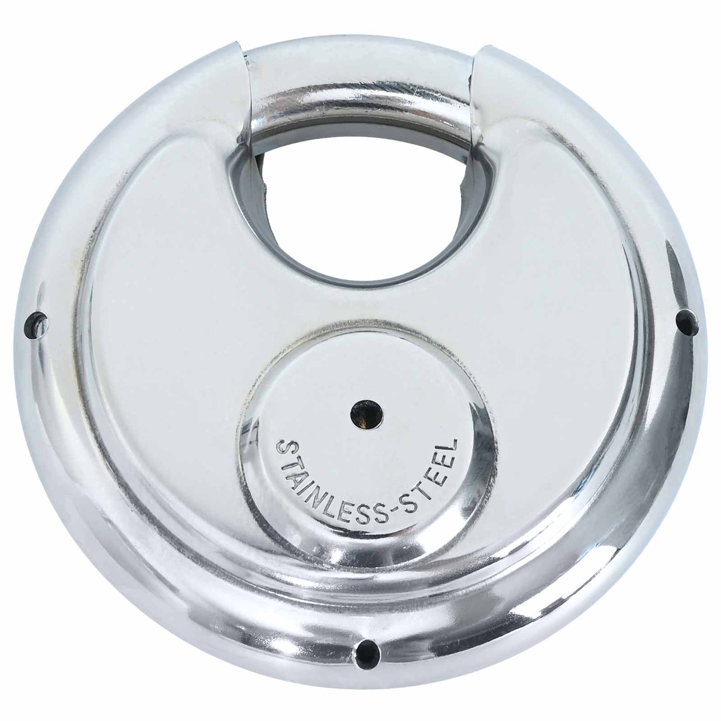 Discus Locks with Keys 2 pcs Silver 8 x 2.8 x 8 cm