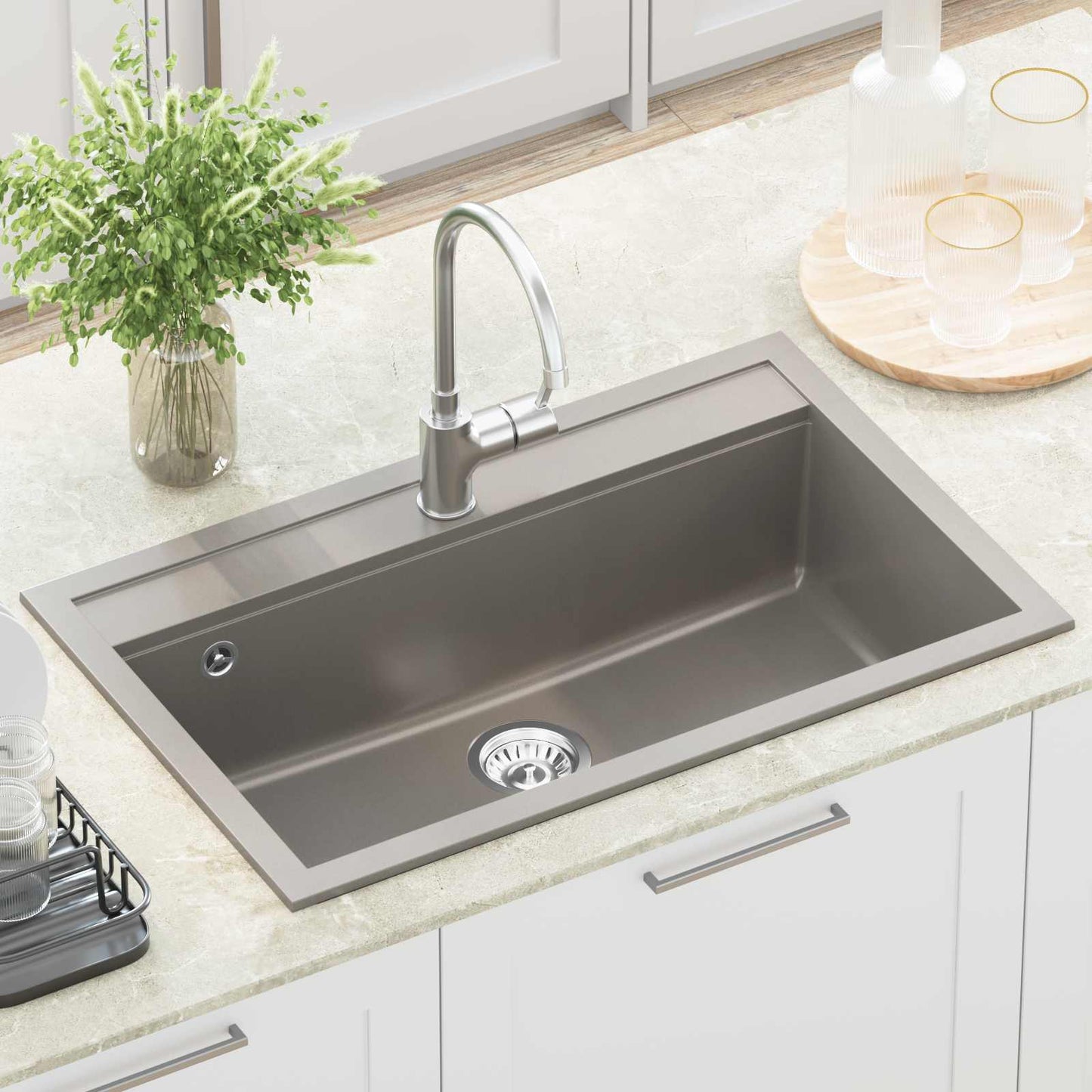 Sink Grey 795 x 505 mm Granite