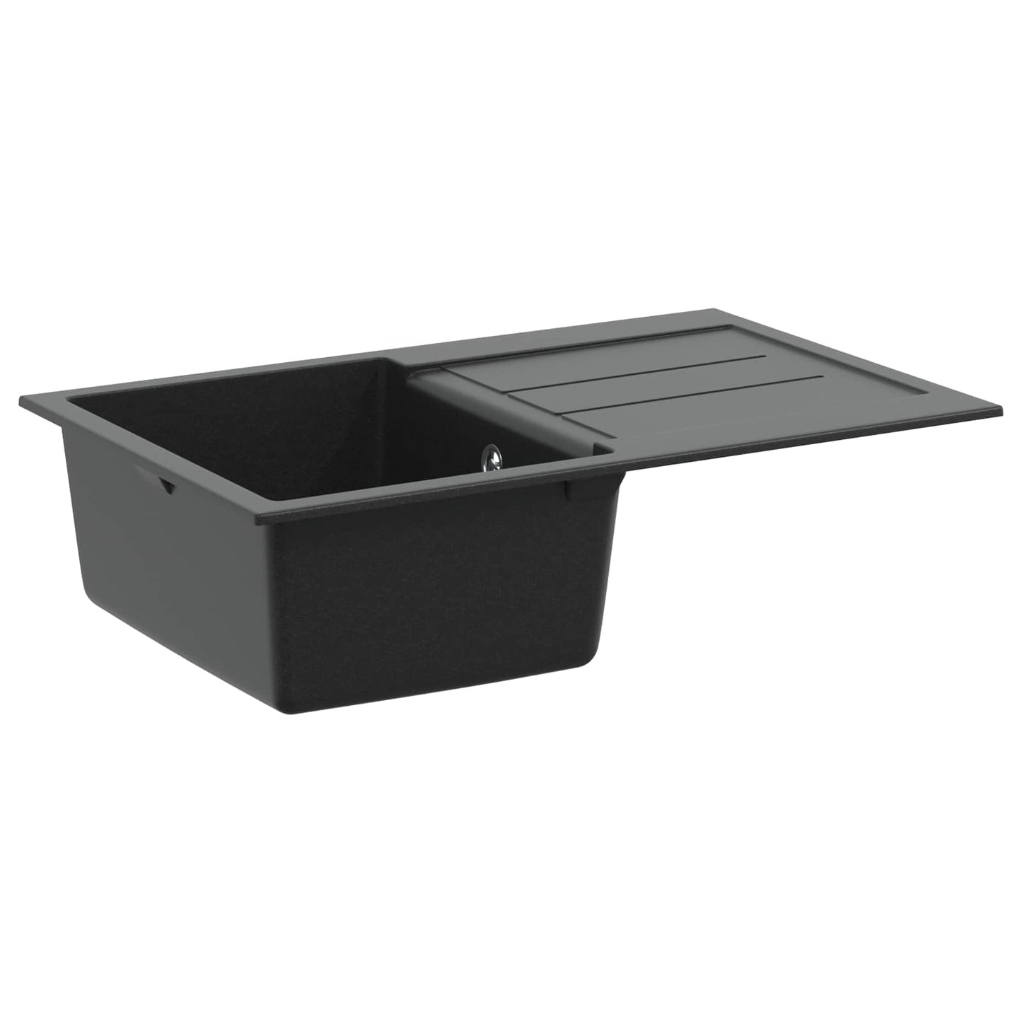 Sink Black 780 x 500 mm 80% Quartz and 20% Resin