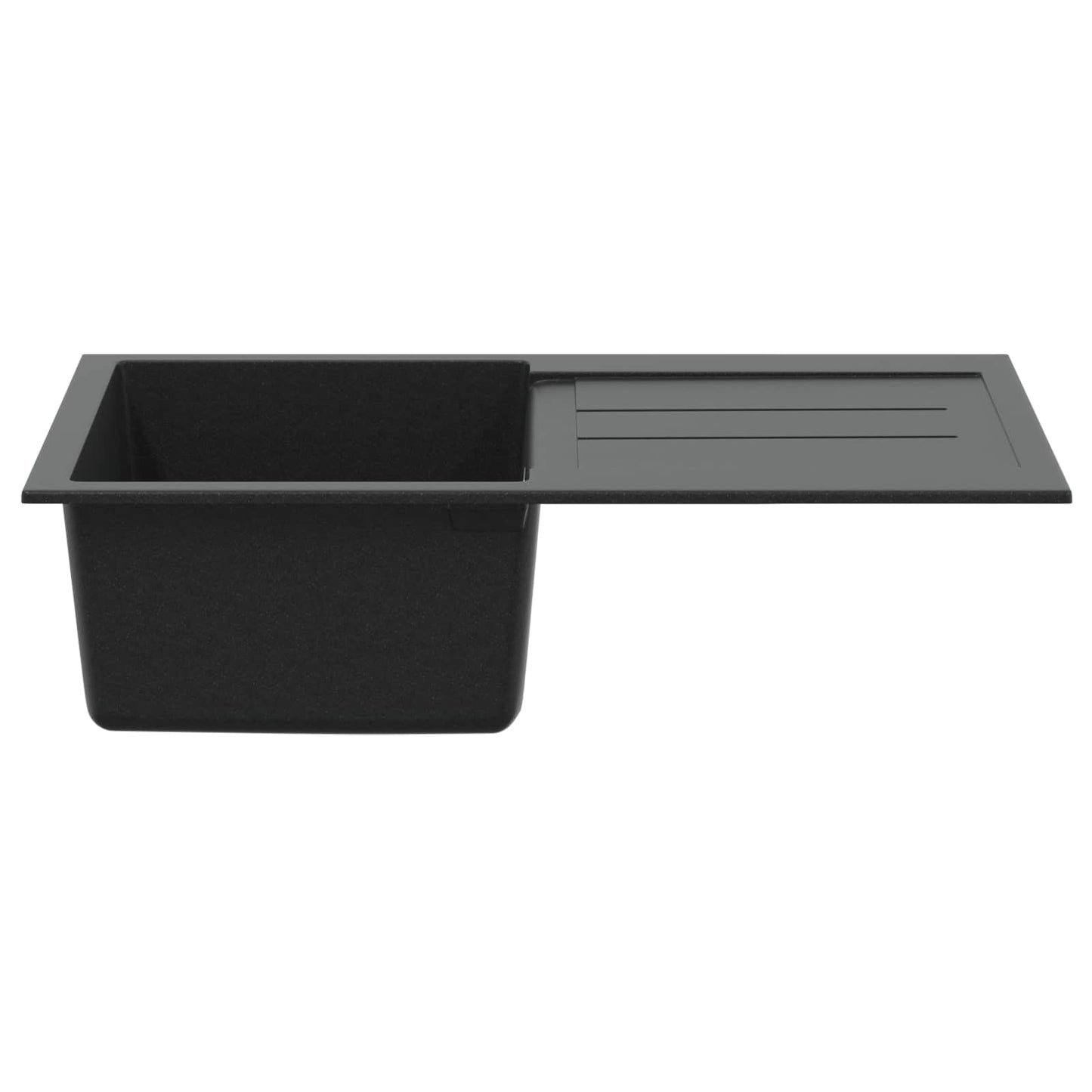 Sink Black 780 x 500 mm 80% Quartz and 20% Resin