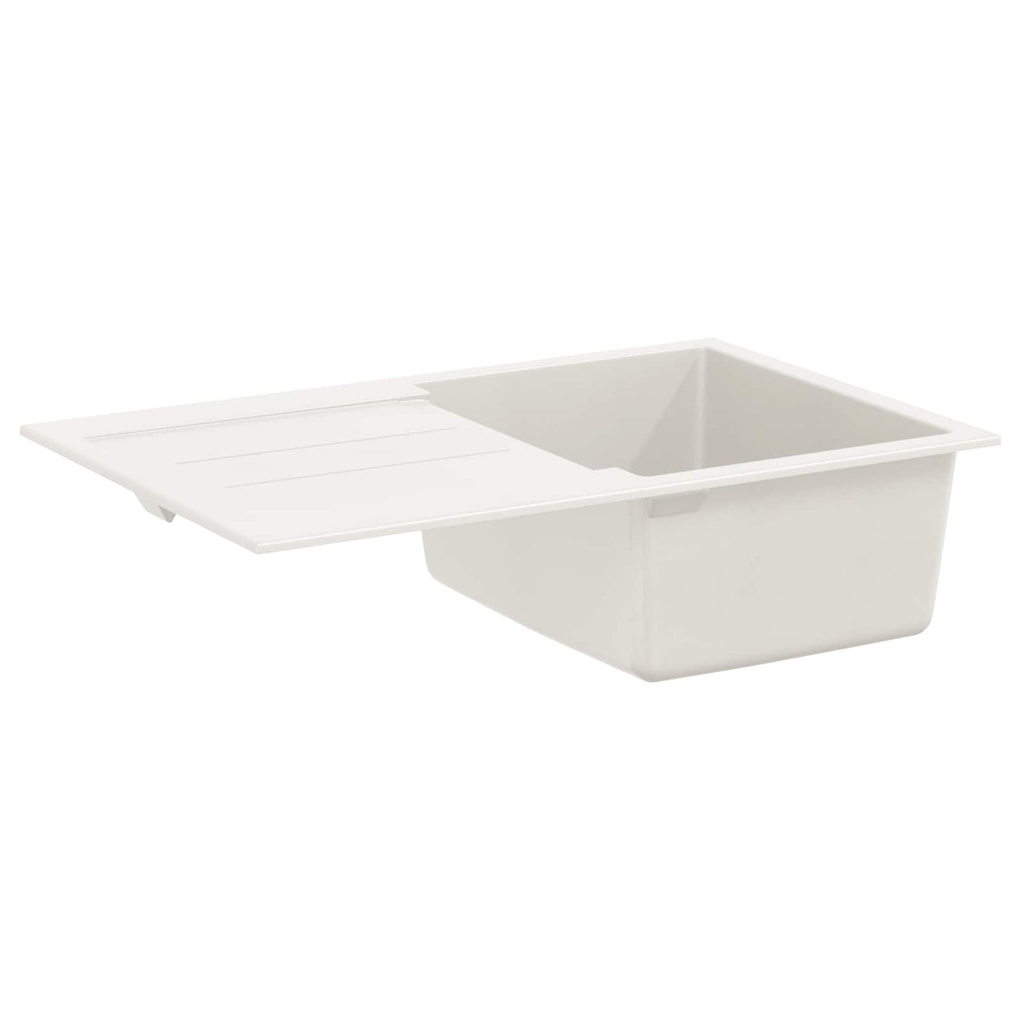 Sink White 780 x 500 mm 80% Quartz and 20% Resin