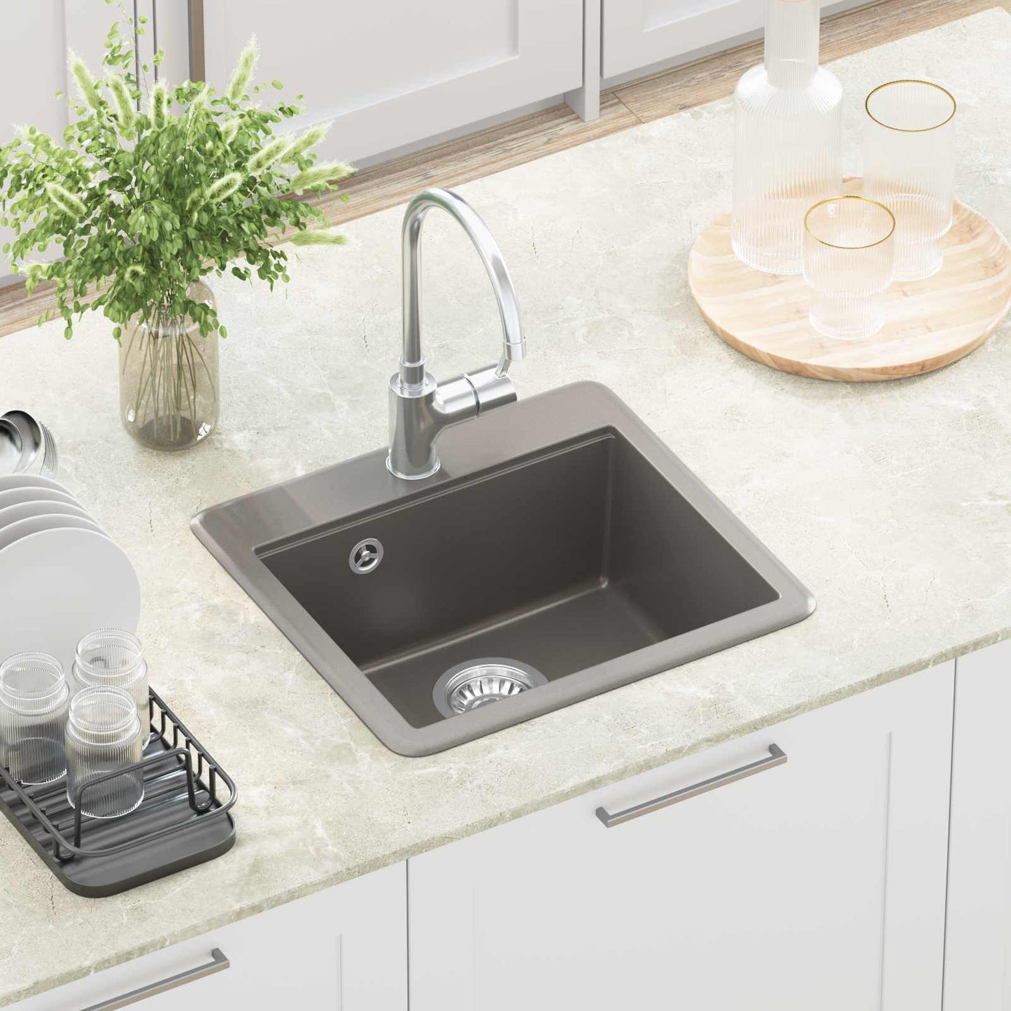 Sink Grey 470 x 440 mm Granite
