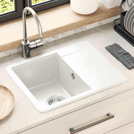 Sink White 560 x 460 mm 80% Quartz and 20% Resin