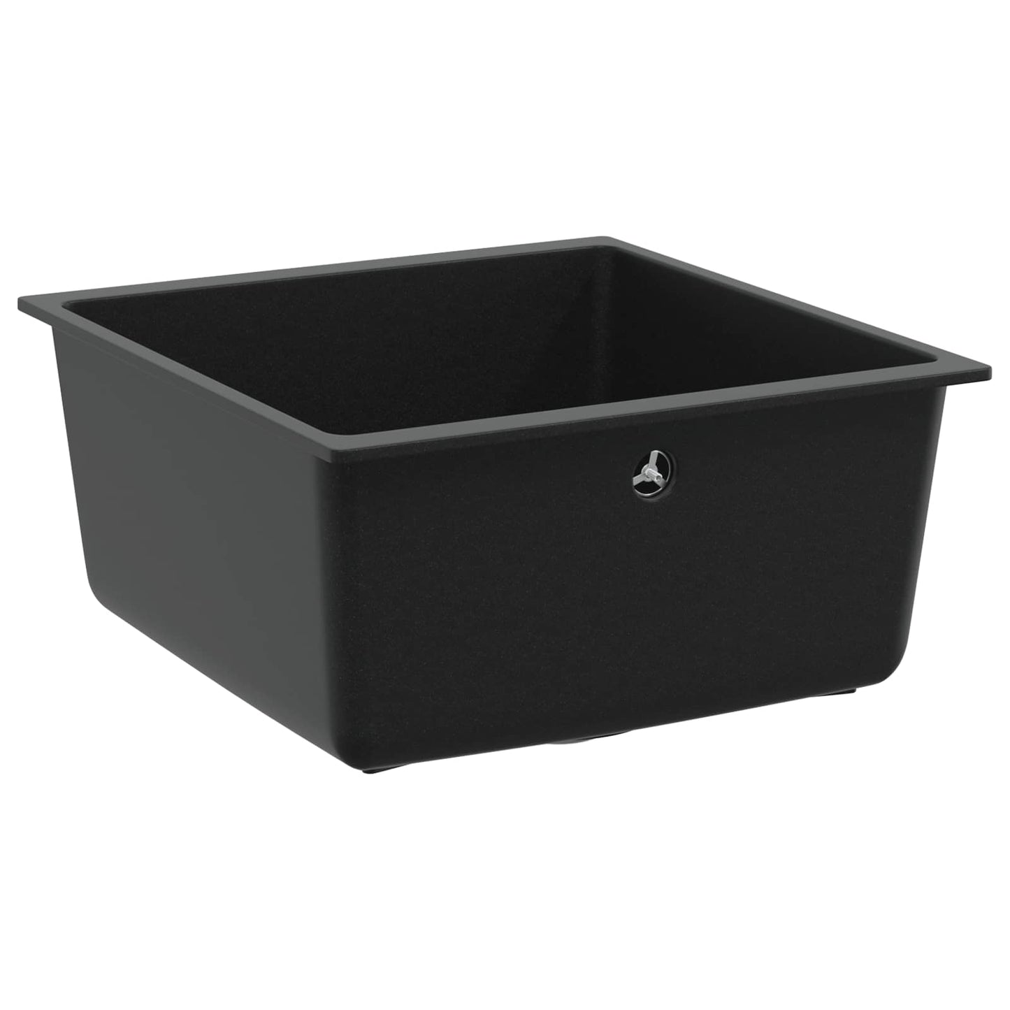 Sink Black 430 x 460 mm 80% Quartz and 20% Resin