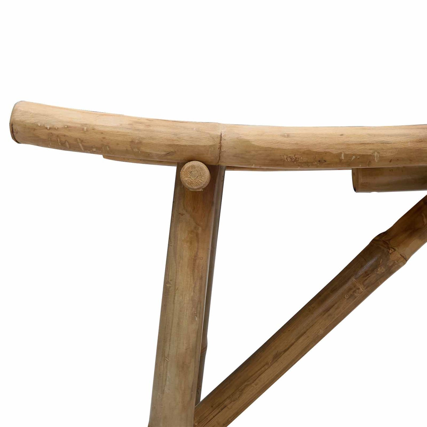 Garden Bench Natural 110 x 45 x 50 cm Bamboo