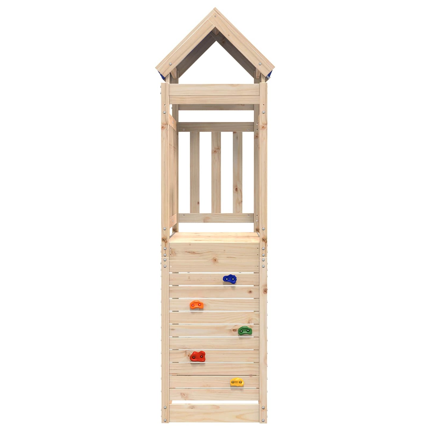 Play Tower Brown 110.5 x 52.5 x 215 cm Solid Pine Wood