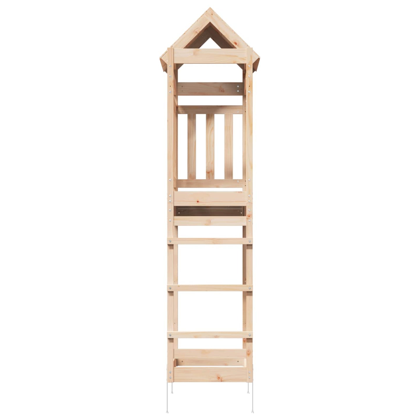 Play Tower Brown 52.5 x 85 x 238 cm Solid Pine Wood