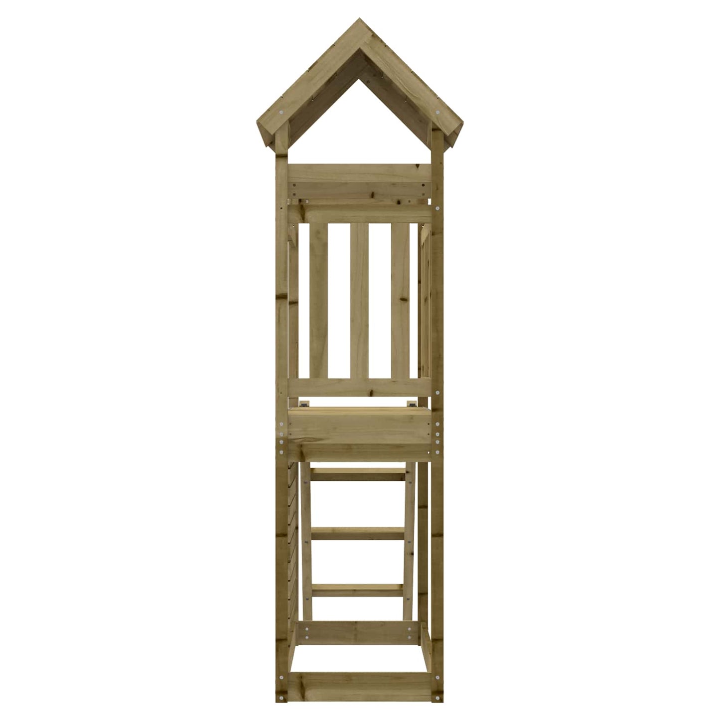 Play Tower Brown 110.5 x 52.5 x 214 cm Solid Impregnated Wood