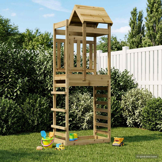 Play Tower Brown 52.5 x 85 x 238 cm Solid Impregnated Wood