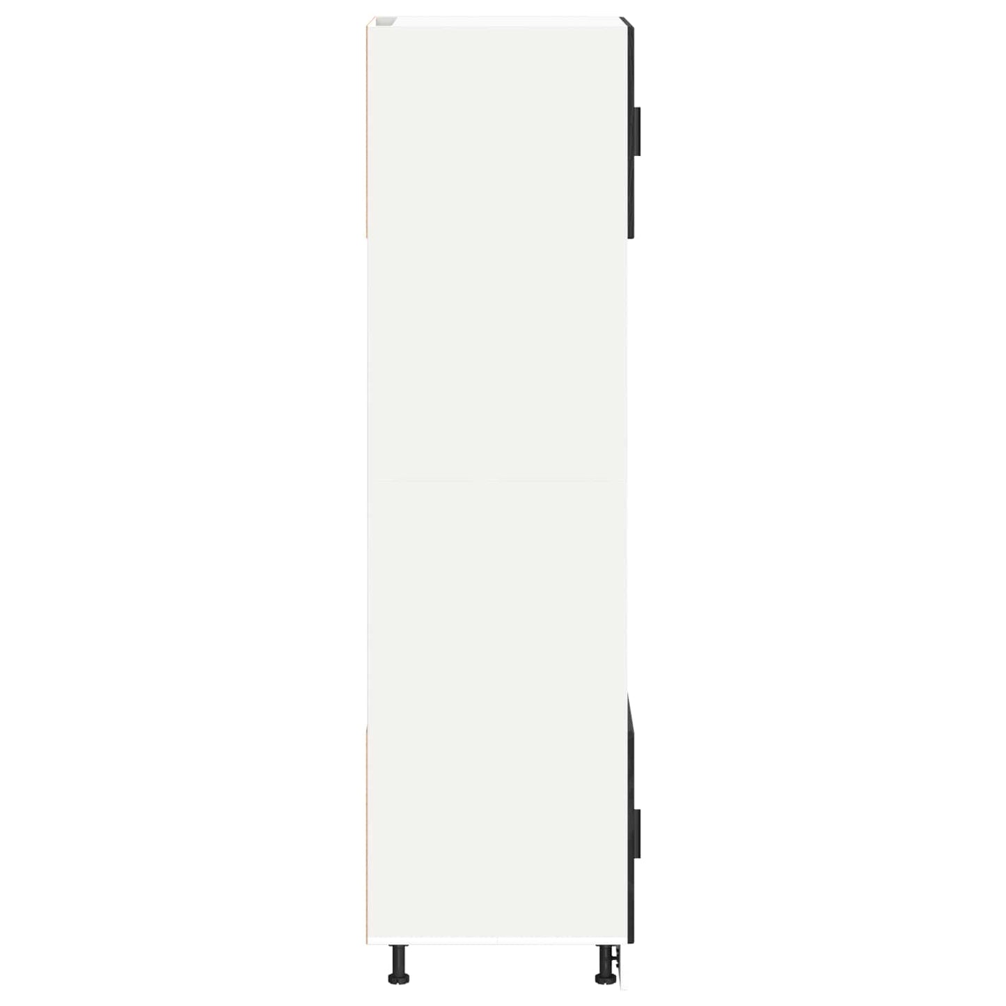 Oven Cabinet PORTO Black Oak 60 x 57 x 207 cm Engineered Wood