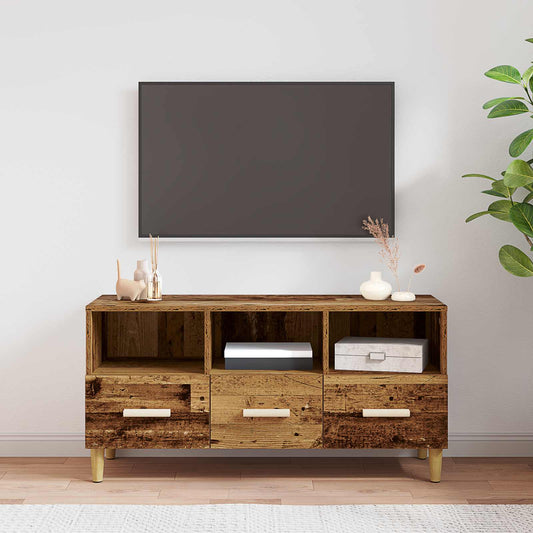 TV Cabinet 102 x 36 x 50 cm Old Wood Engineered Wood