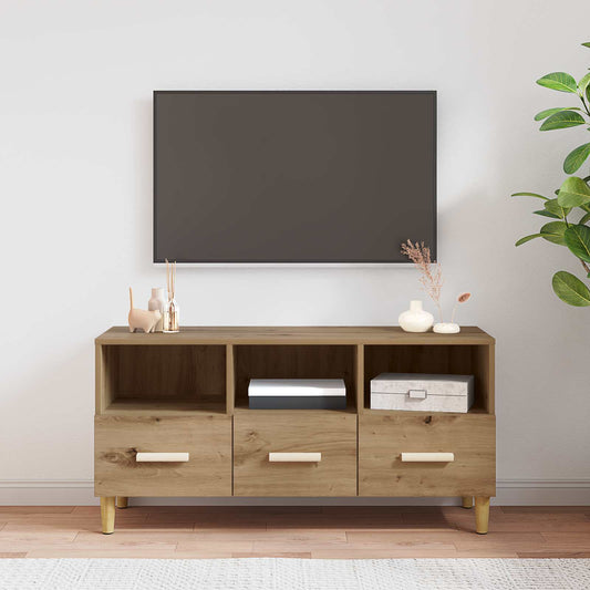 TV Cabinet 102 x 36 x 50 cm Artisian Oak Engineered Wood