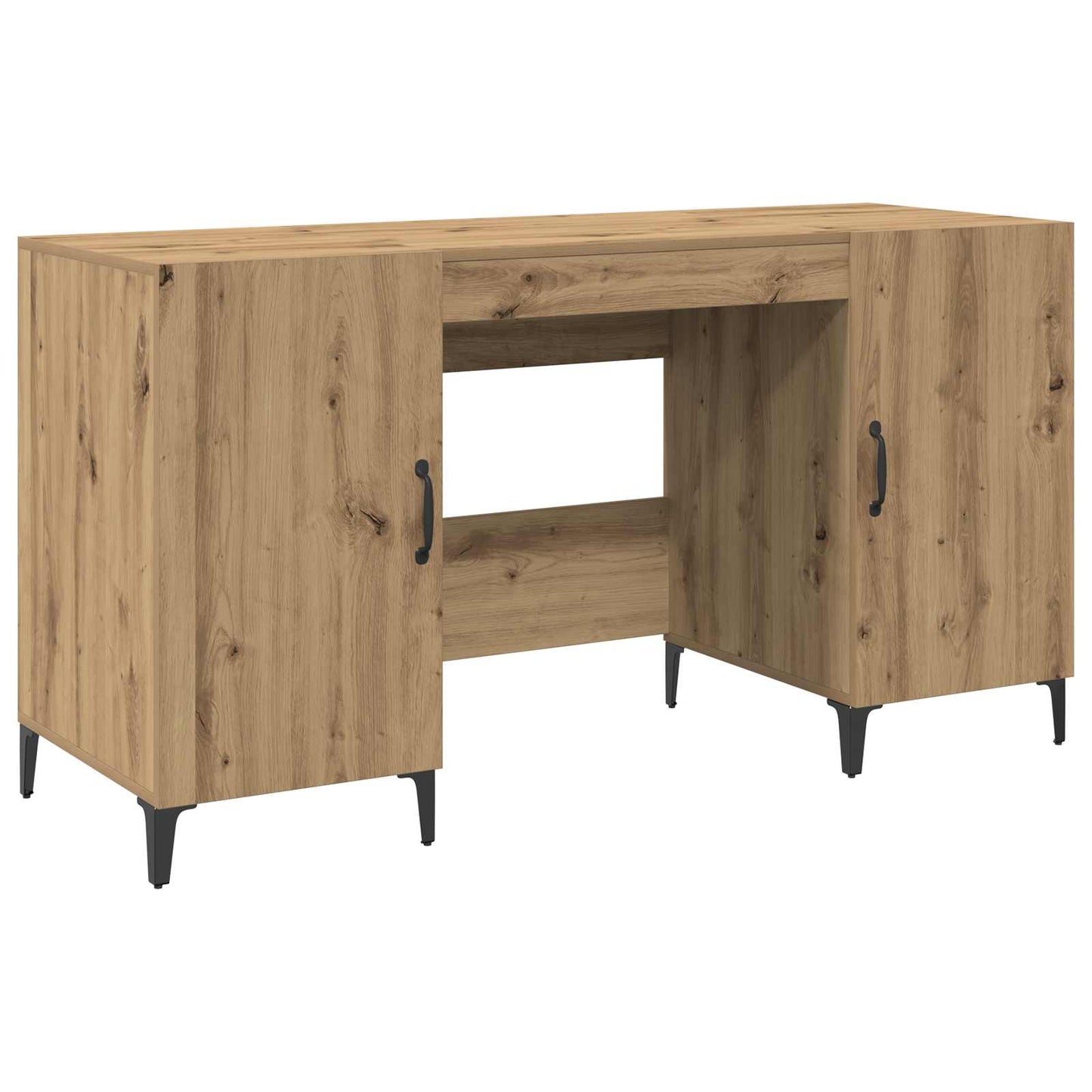 Desk Artisian Oak Engineered Wood 140 x 50 x 75 cm