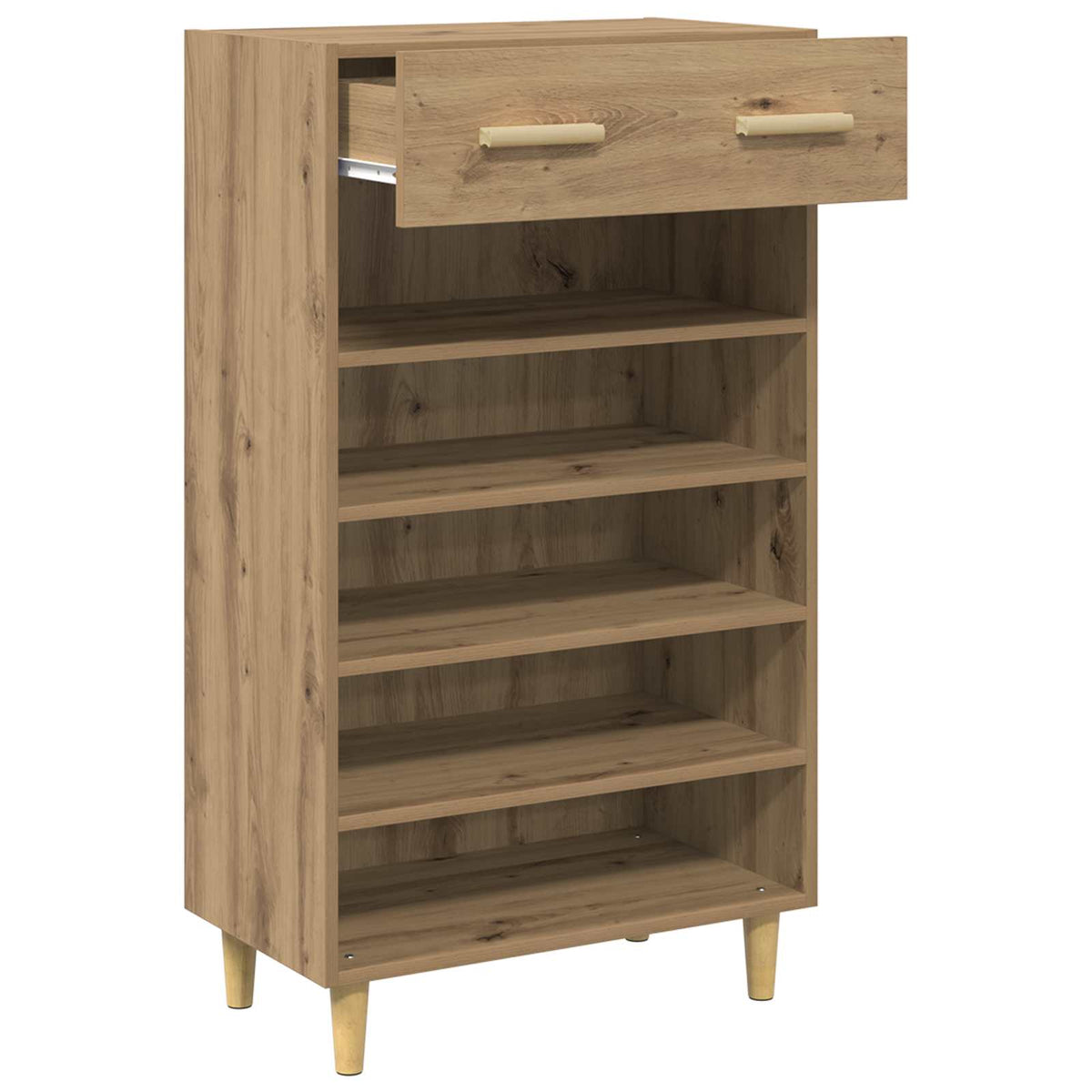 Shoe Cabinet 60 x 35 x 105 cm Engineered Wood Artisan Oak