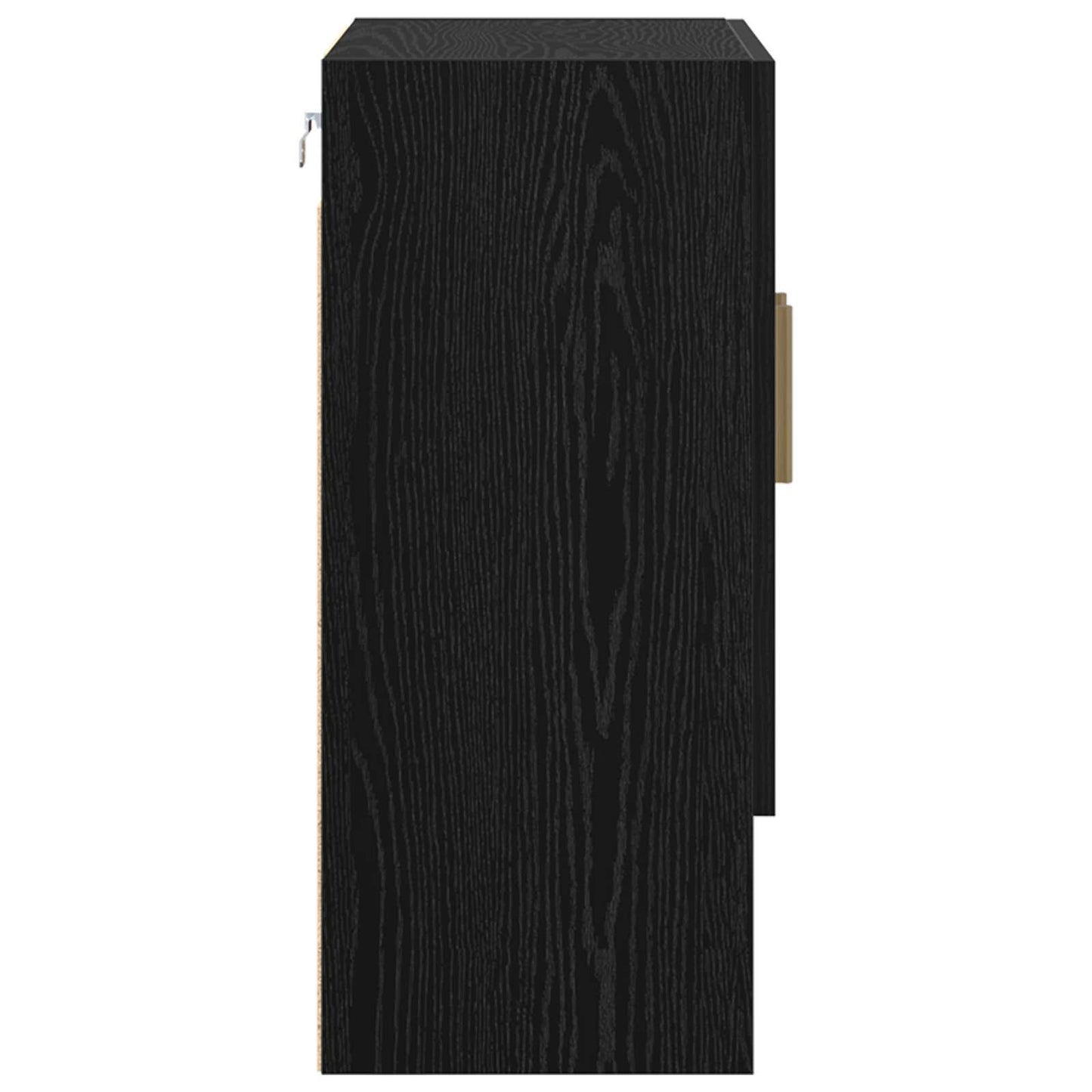 Wall Cabinet 60 x 31 x 70 cm Engineered Wood Black Oak