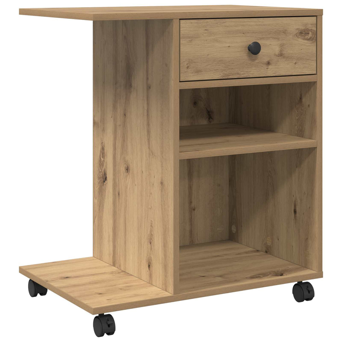 Printer Stand Artisan Oak 60 x 40 x 68.5 cm Engineered Wood