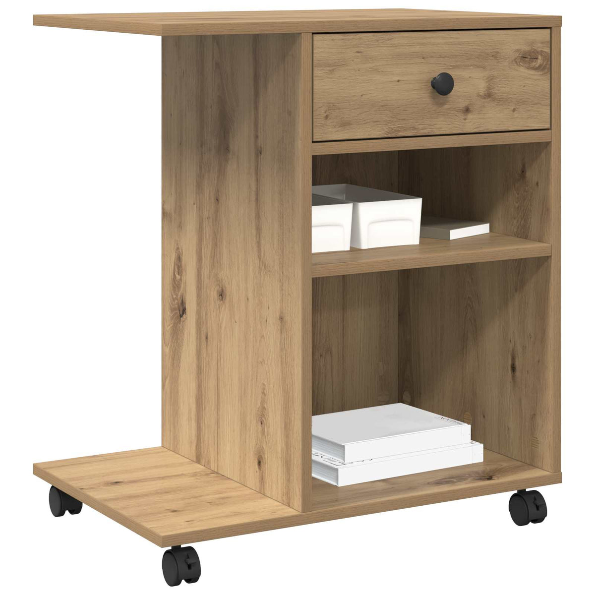 Printer Stand Artisan Oak 60 x 40 x 68.5 cm Engineered Wood