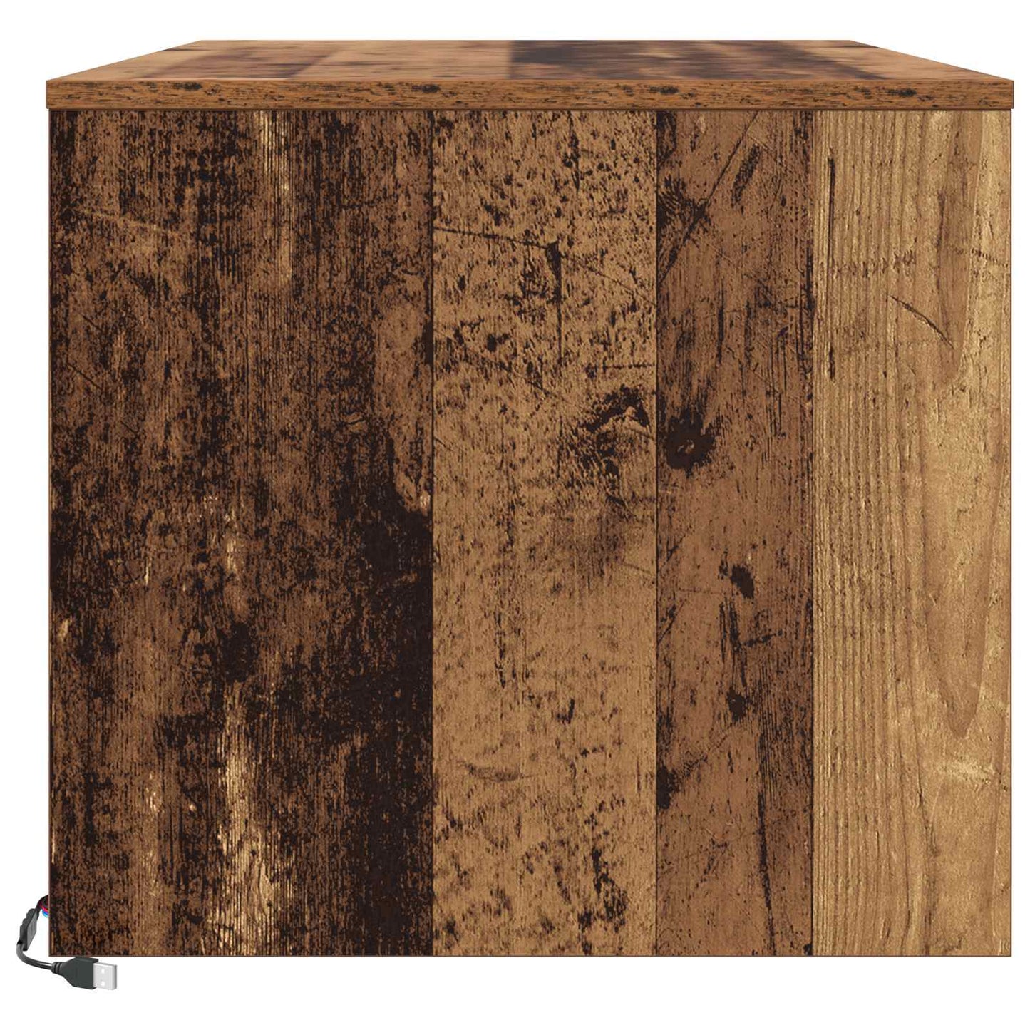 Coffee Table Old Wood 90 x 50 x 45 cm Engineered Wood