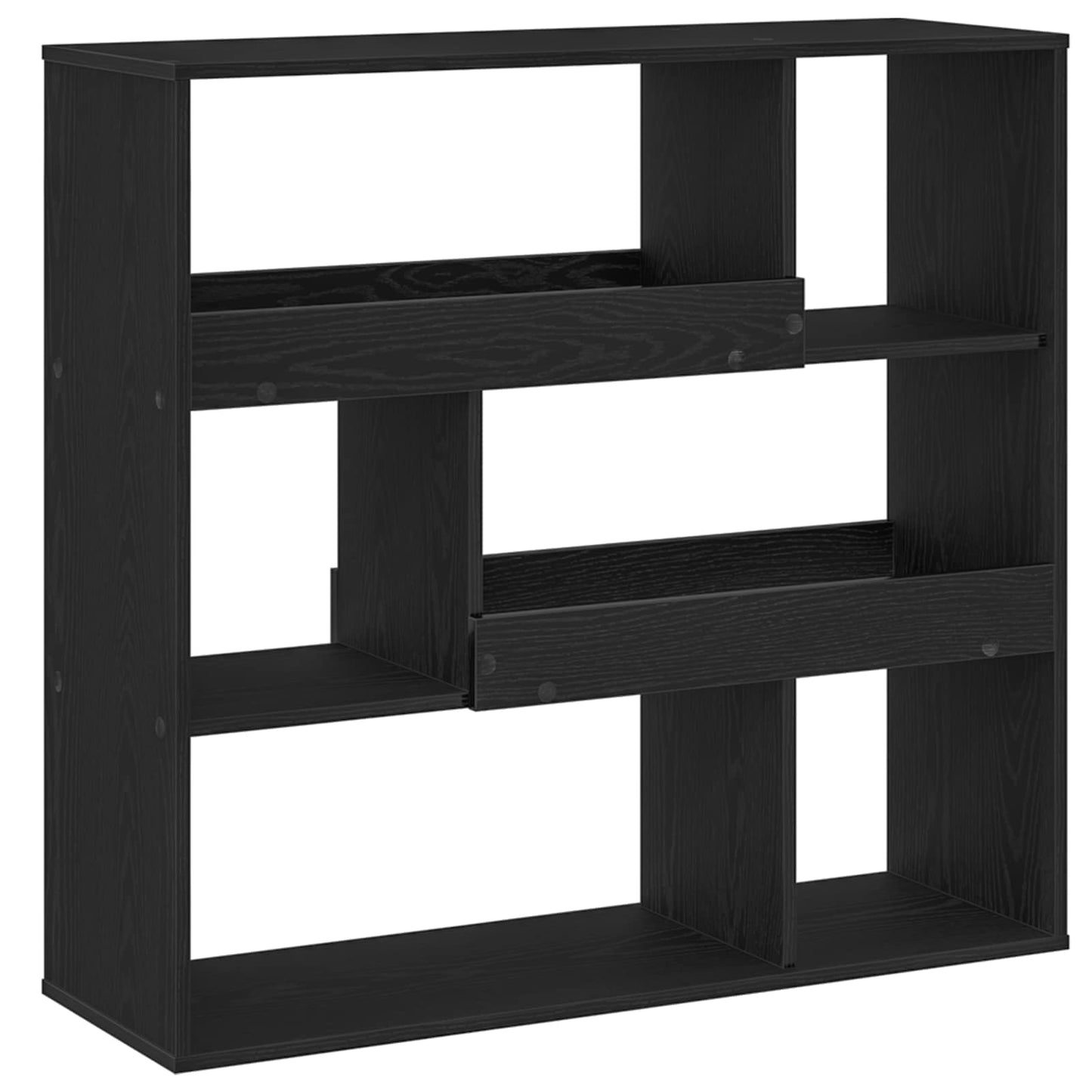 Book Shelf Black Oak 100 x 33 x 94.5 cm Engineered Wood