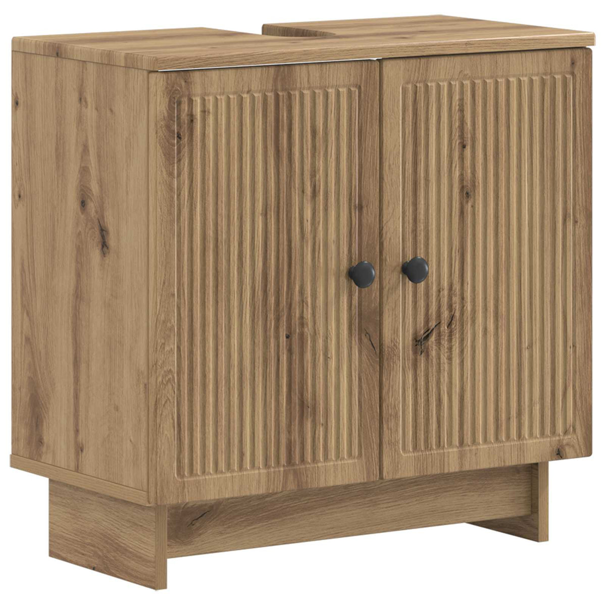 3 Piece Bathroom Cabinet Set EDE Artisan Oak Engineered Wood
