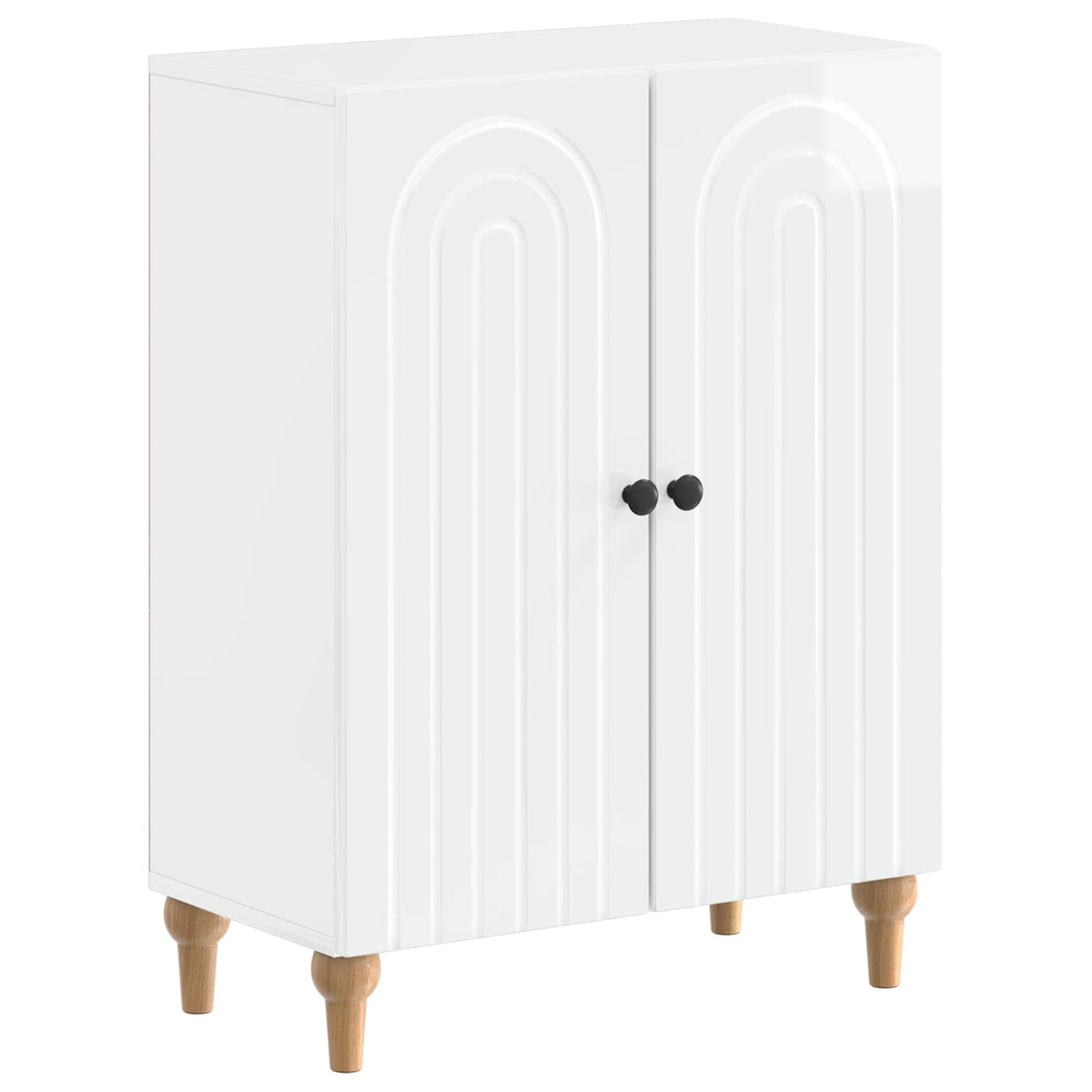 3 Piece Bathroom Cabinet Set ALKMAAR High Gloss White