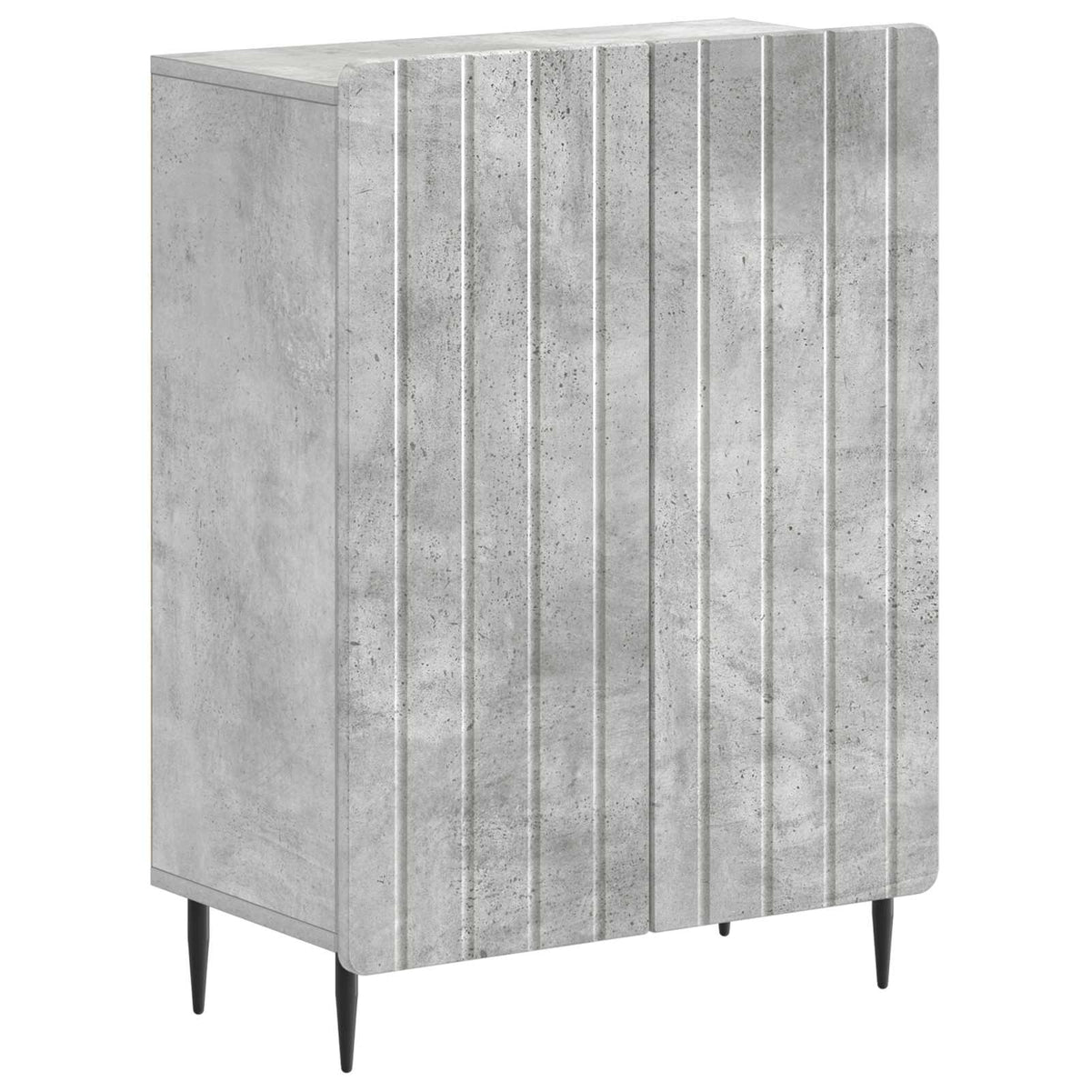 3 Piece Bathroom Cabinet Set ZWOLLE Concrete Grey