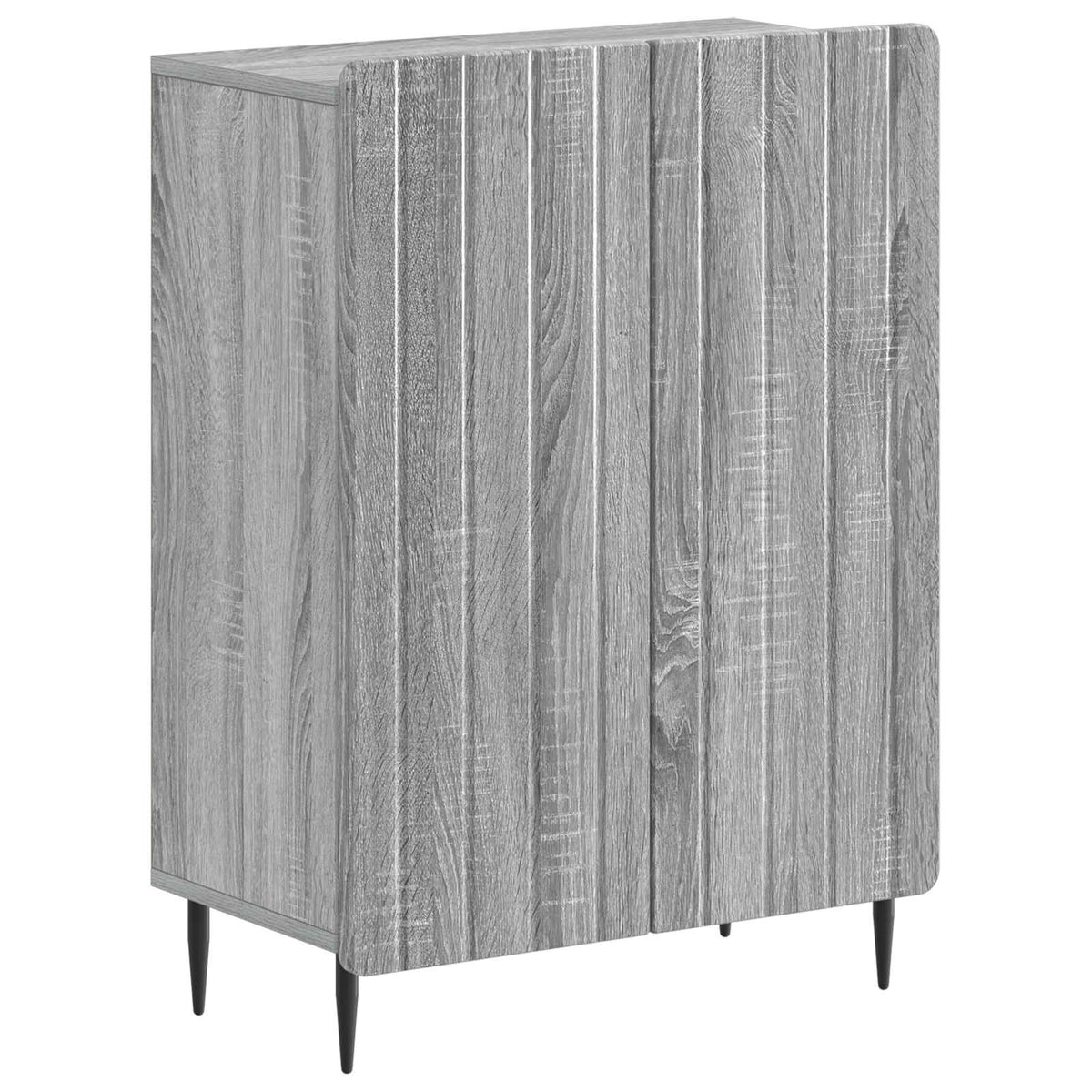 3 Piece Bathroom Cabinet Set ZWOLLE Grey Sonoma Engineered Wood