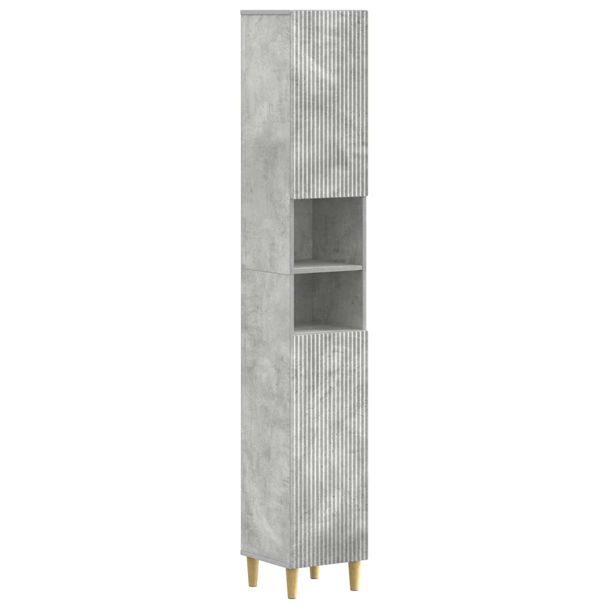 3 Piece Bathroom Cabinet Set ARNHEM Concrete Grey