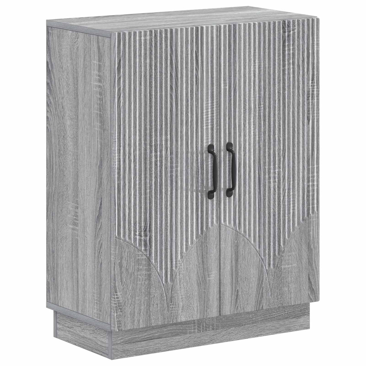 3 Piece Bathroom Cabinet Set HOORN Grey Sonoma Engineered Wood