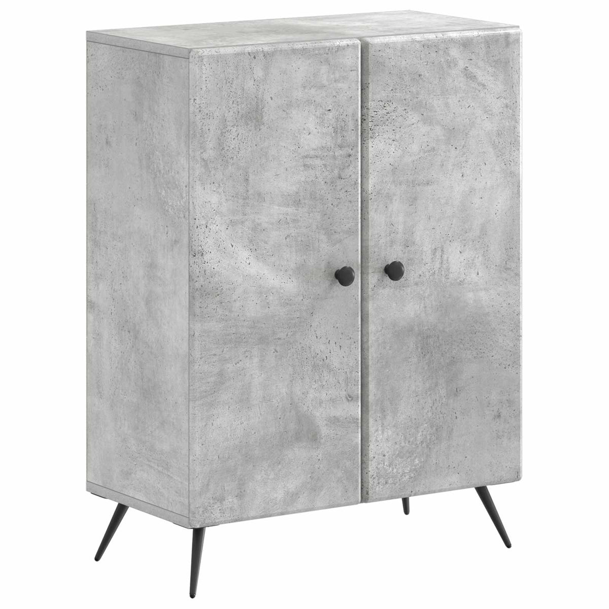 3 Piece Bathroom Cabinet Set BREDA Concrete Grey