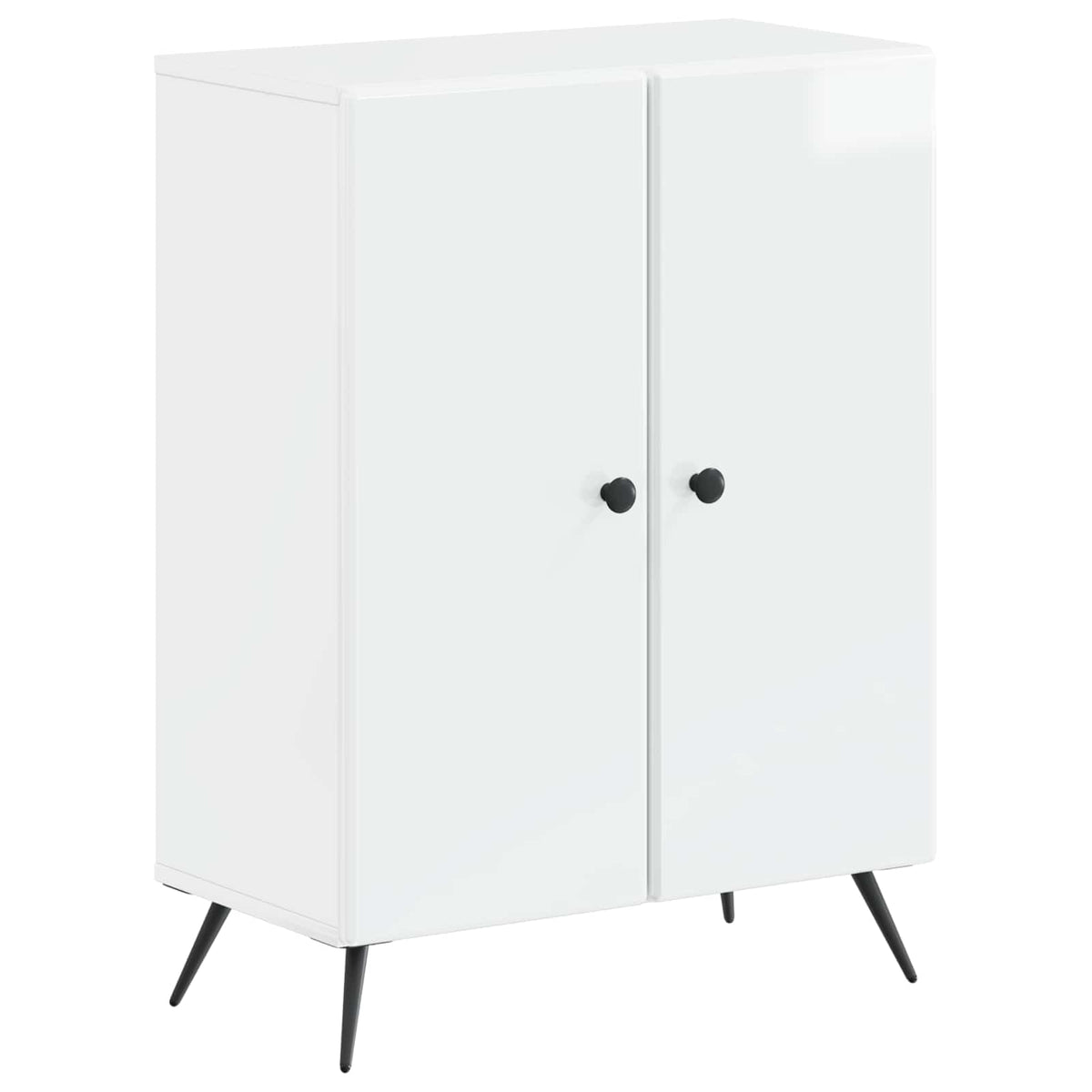 3 Piece Bathroom Cabinet Set BREDA High Gloss White