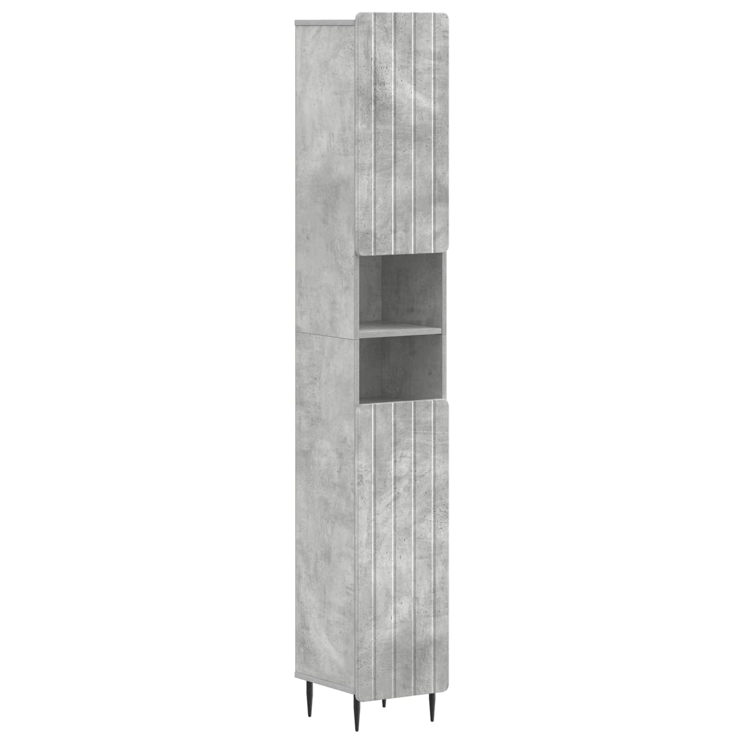 2 Piece Bathroom Cabinet Set ZWOLLE Concrete Grey