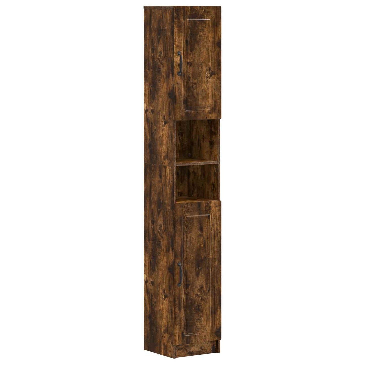2 Piece Bathroom Cabinet Set UTRECHT Smoked Oak Engineered Wood