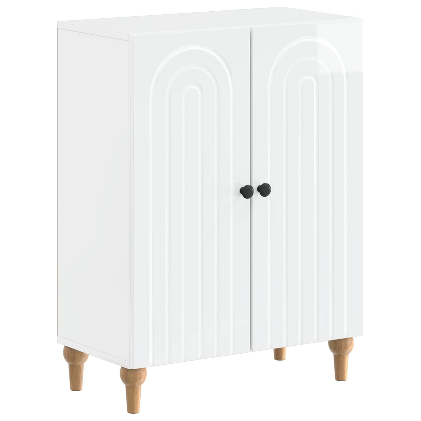 2 Piece Bathroom Cabinet Set ALKMAAR High Gloss White