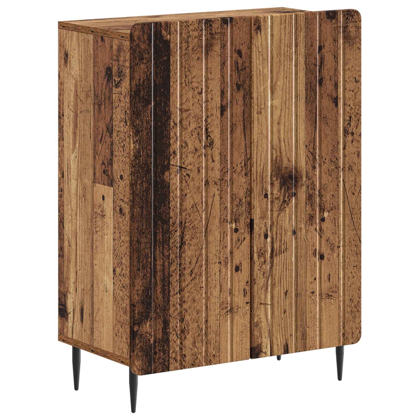 2 Piece Bathroom Cabinet Set ZWOLLE Old Wood Engineered Wood