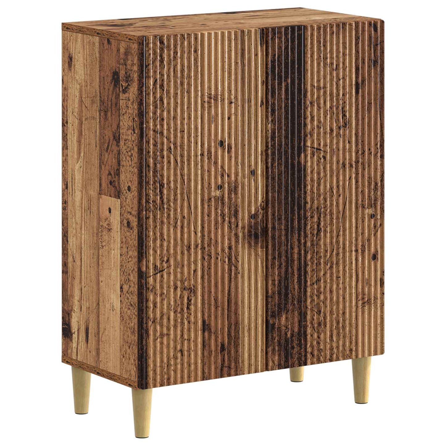 2 Piece Bathroom Cabinet Set ARNHEM Old Wood Engineered Wood