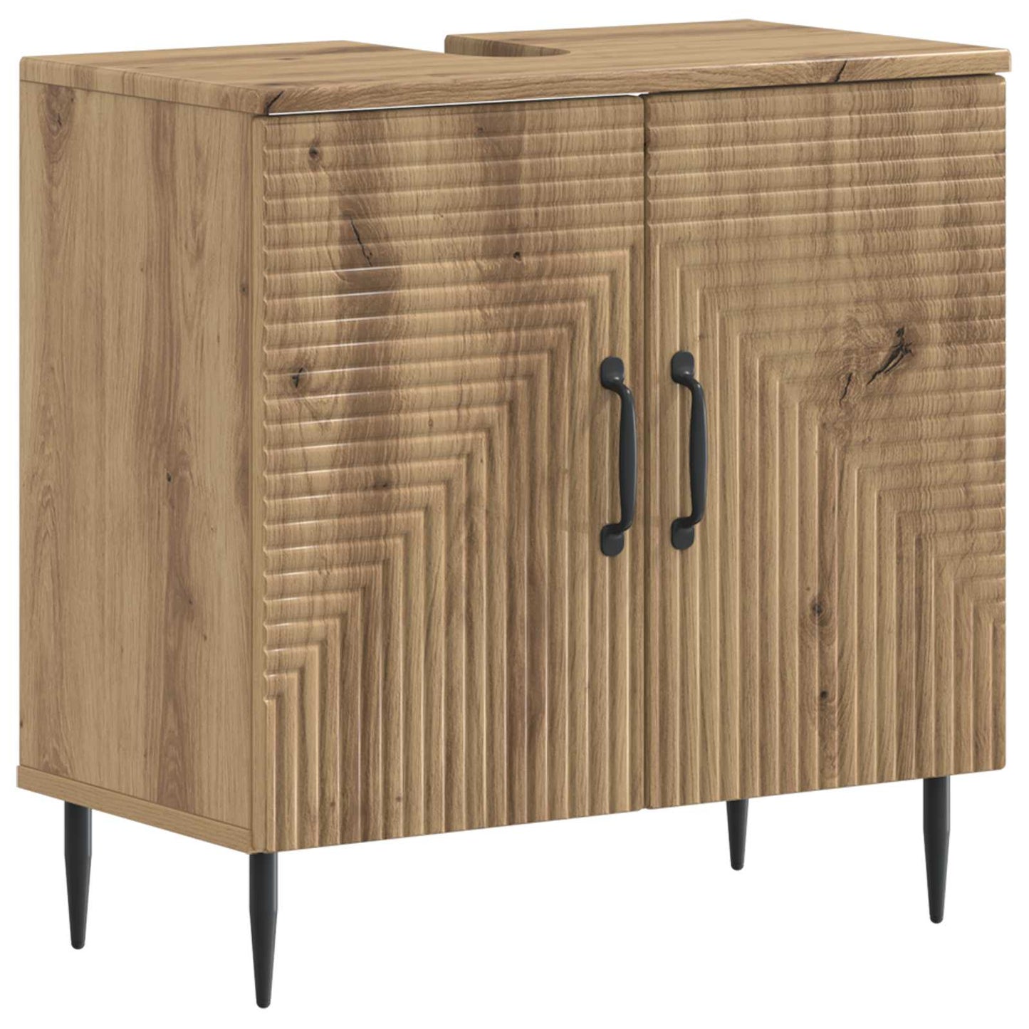 2 Piece Bathroom Cabinet Set HAARLEM Artisan Oak